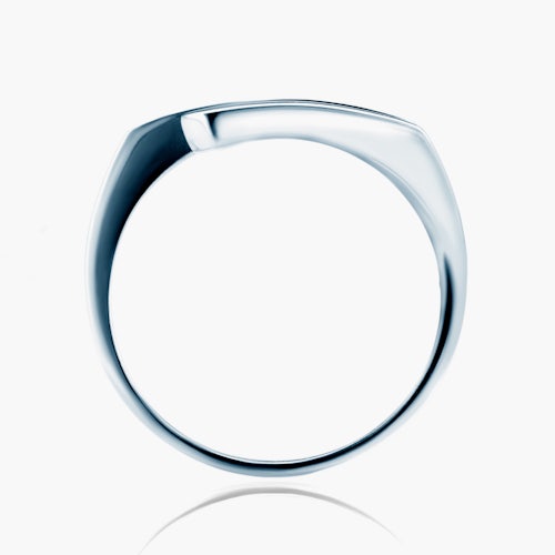 Pierścionek zaręczynowy SAVICKI: białe złoto, diament